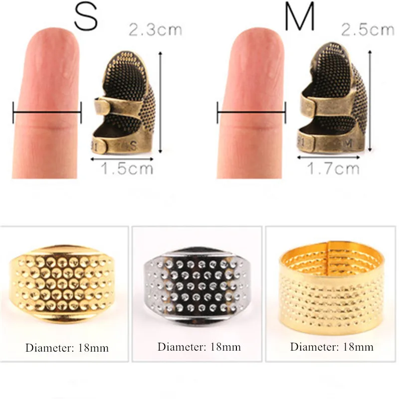 Винтажный металлический наперсток для шитья защита пальцев античное Ручное