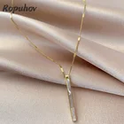 Ropuhov 2021 Новые корейские модные ювелирные изделия подарок со сверкающей цепью ожерелье оптовая продажа