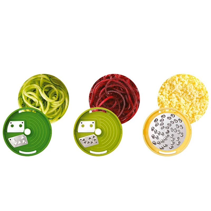 3 в 1 спиральная вращающаяся шелковая чашка чесночный пресс овощерезка домашний