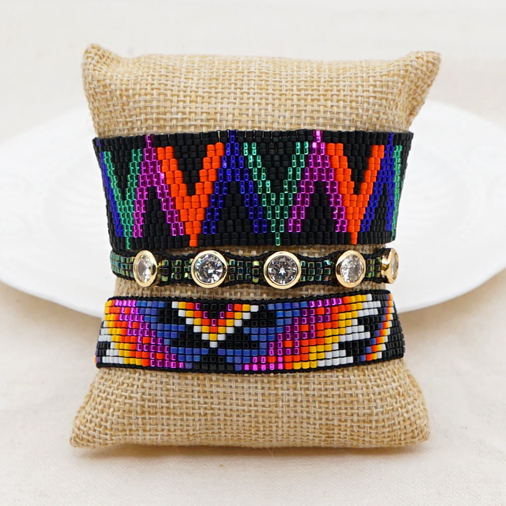 

Go2Boho 2020 Winter Jewelry Miyuki Designer Accesories Rivet Bracelets Gift Adjustable Bracelet Women Jewellery Undefined