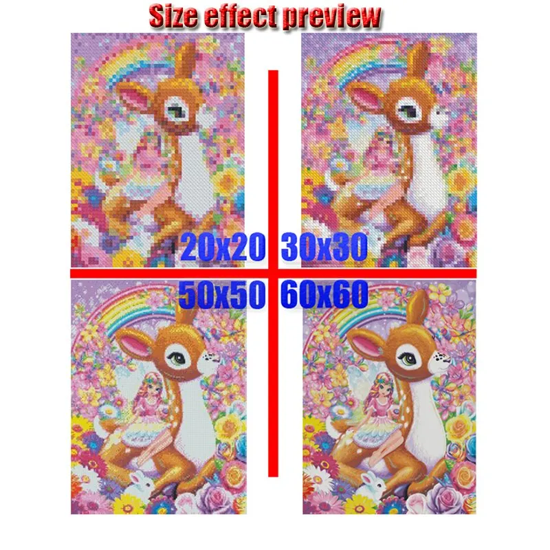 Dpsprue Full 5d Diy Diamond Painting Cross Stitch Moon Love Embroidery Kit Mosaic Home Artworks Decor Gift DR08 | Дом и сад