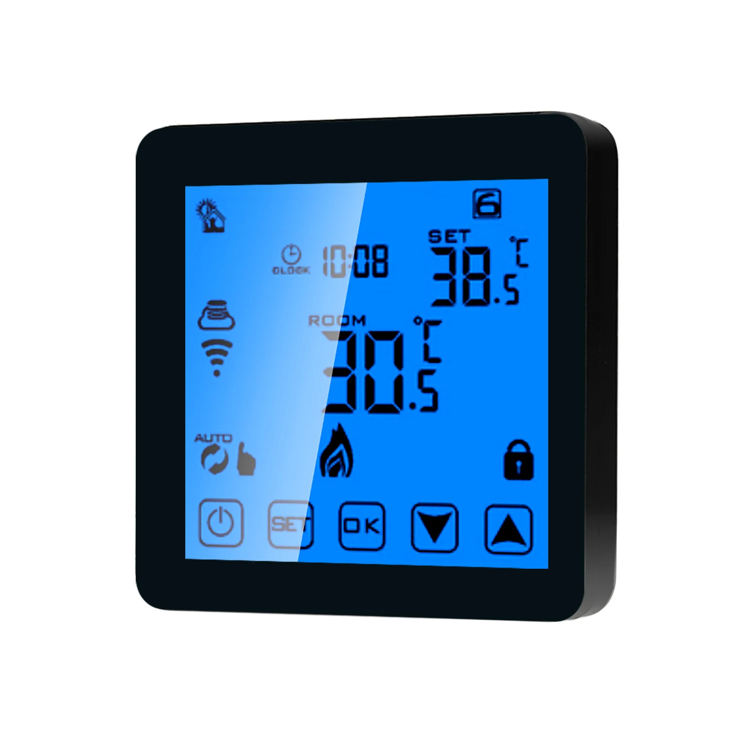 KKMOON цифровой WiFi сенсорный экран программируемый комнатный регулятор
