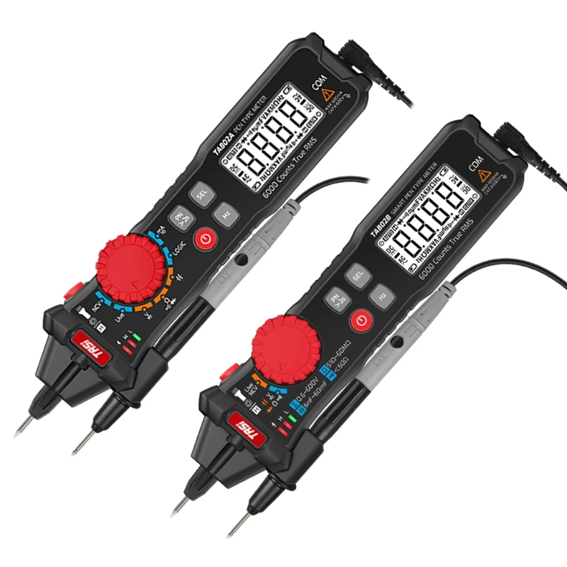 

TA802A/B Pen-Type Multimeter 6000Counts True RMS Voltmeter with Level Test