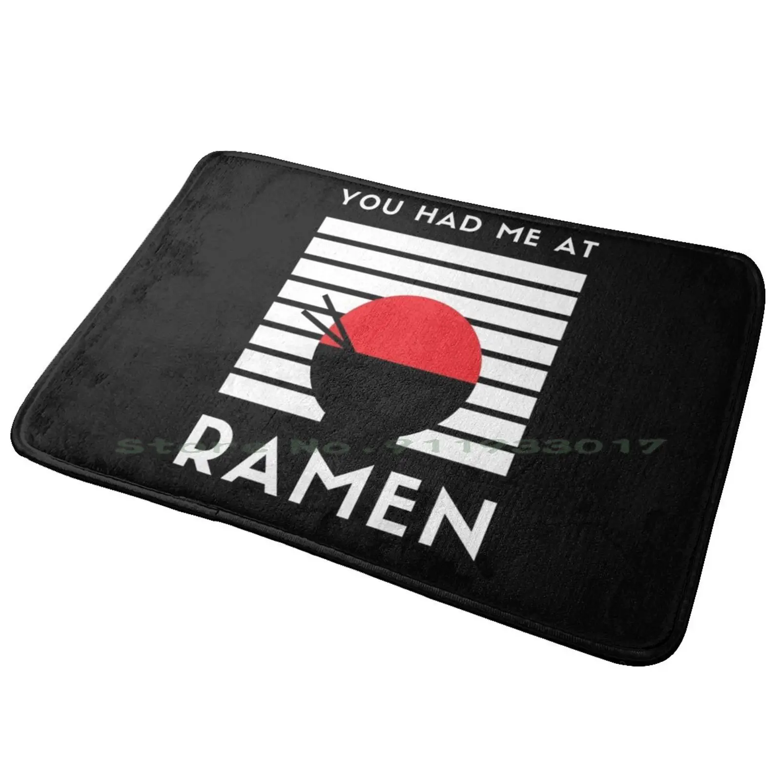 Ramen Noodles Entrance Door Mat Bath Mat Rug Japanese Ramen 
