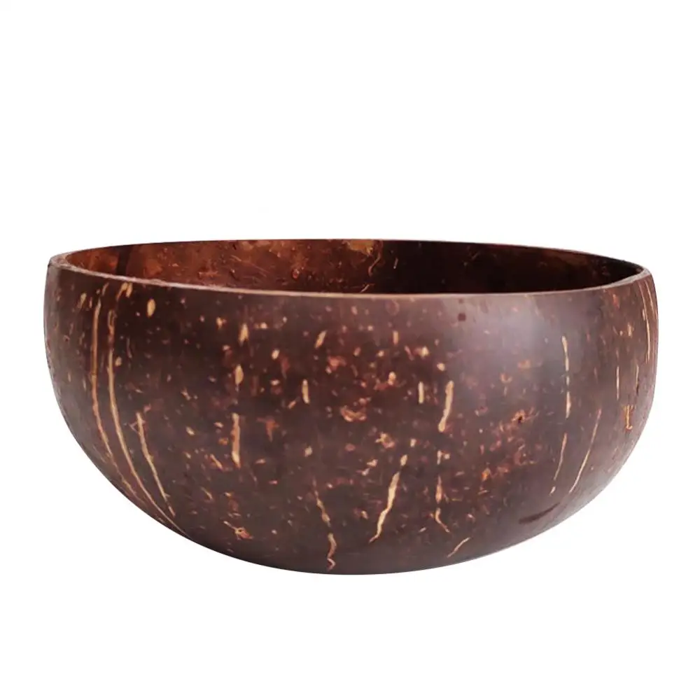 

Hot Sales!! Natural Coconut Shell Eco-friendly Soup Salad Noodles Rice Fruit Bowl Handicraft