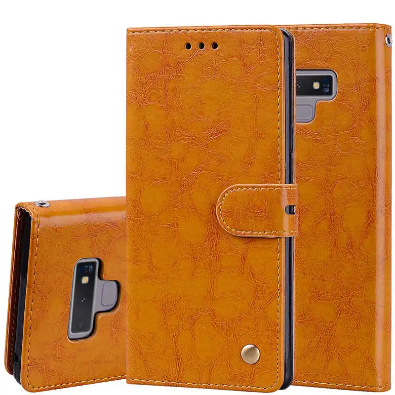 Роскошный чехол-книжка для Samsung Galaxy Note 9 8 Note9 Note8 кожаный чехол Модный Магнитный