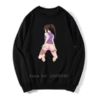 Мужская хэнтай Сексуальная аниме-девушка толстовка стильная уличная забавный мужской пуловер флисовые толстовки Harajuku уличная одежда