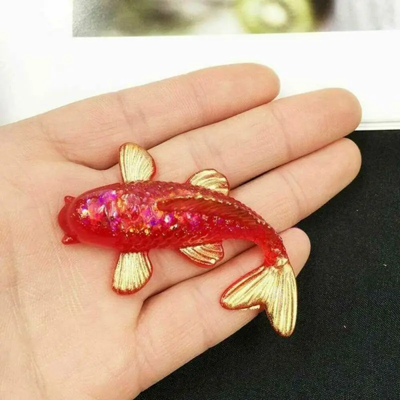 3D подвеска в виде рыбы кои силиконовые формы литье из смолы рукоделие эпоксидная