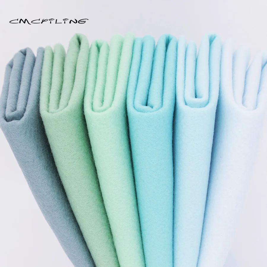 1 2 мм горошек зеленая ткань для шитья войлочная рукоделия ручной работы кукол