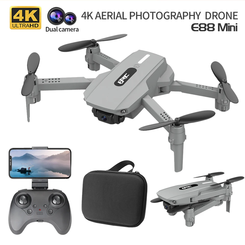 

Мини-Квадрокоптер E88 с HD-камерой, Wi-Fi, FPV