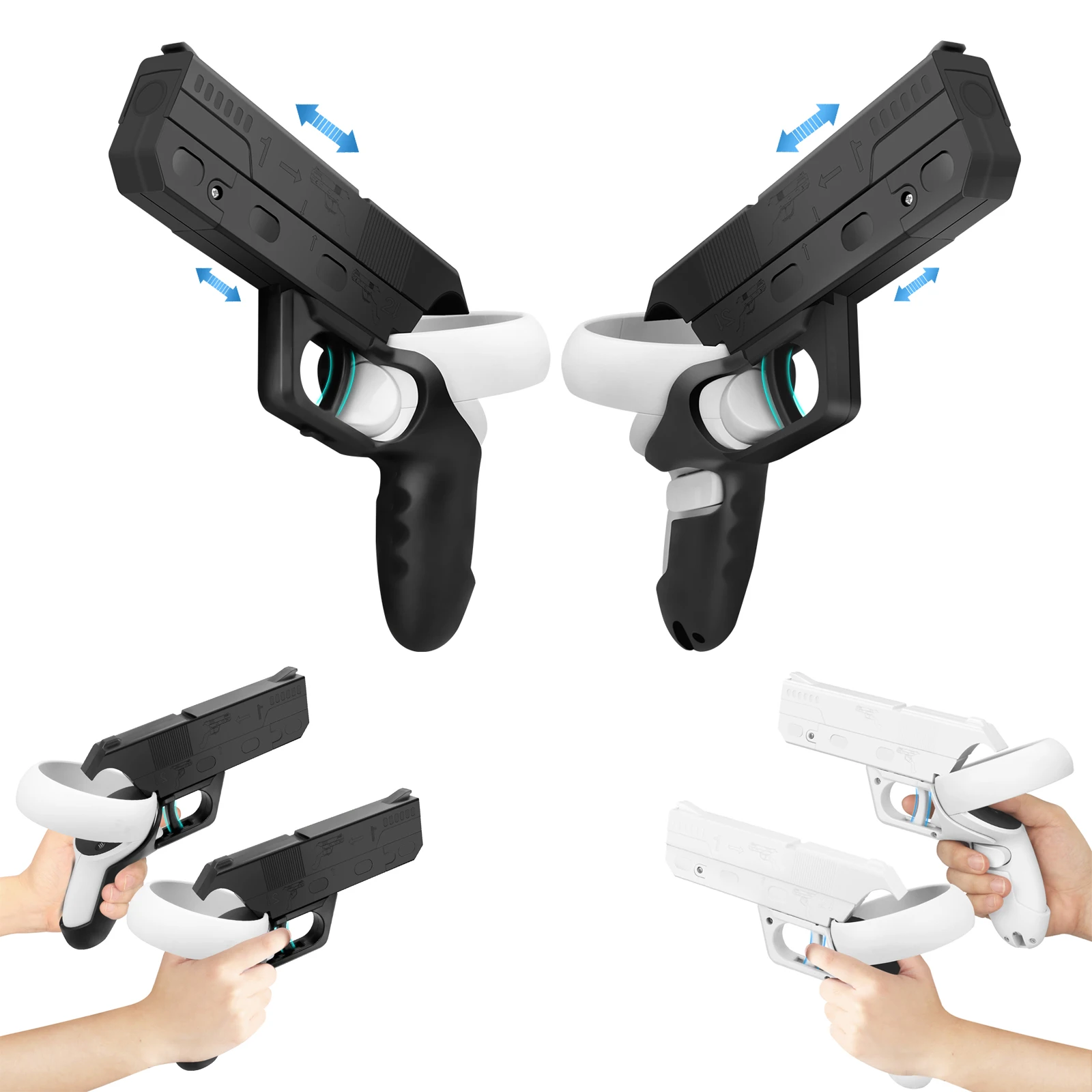 Пистолет пружина в наличии оболочка для Oculus Quest 2 VR контроллеры съемка пистолет