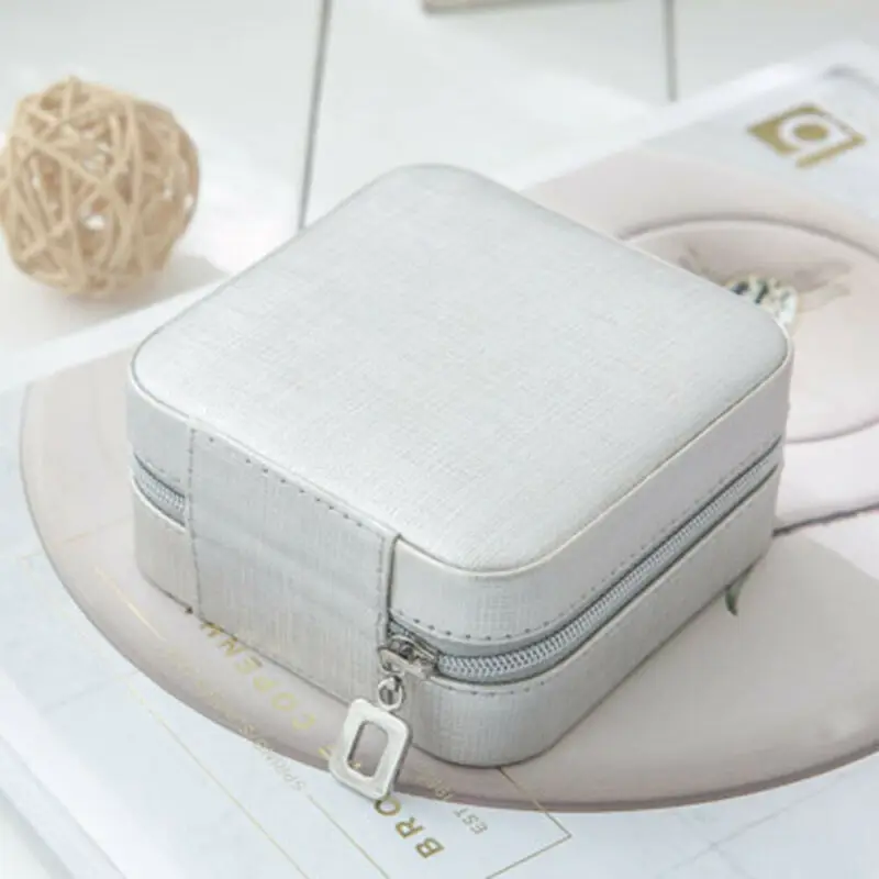 Женский косметический футляр для хранения колец и ожерелий органайзер ювелирных