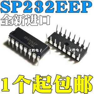 New and original SP232EEP Substitutions MAX232EPE DIP16 Transceiver chip, instead of SP3232EEP driver chip