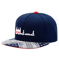 brand westcoast cap navy hip hop parkour sports snapback hat for men women adult outdoor casual sun baseball cap