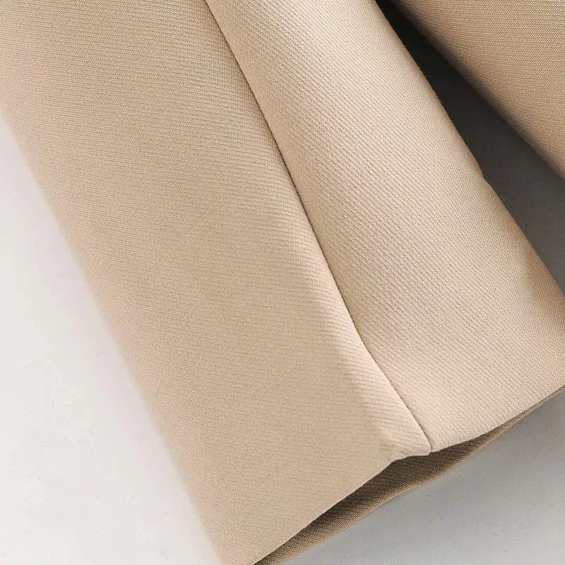 

ZA 2021 spring Double Breasted Blazer women Vintage Long Sleeve Suit Coat Ladies loose Elegant Outwear