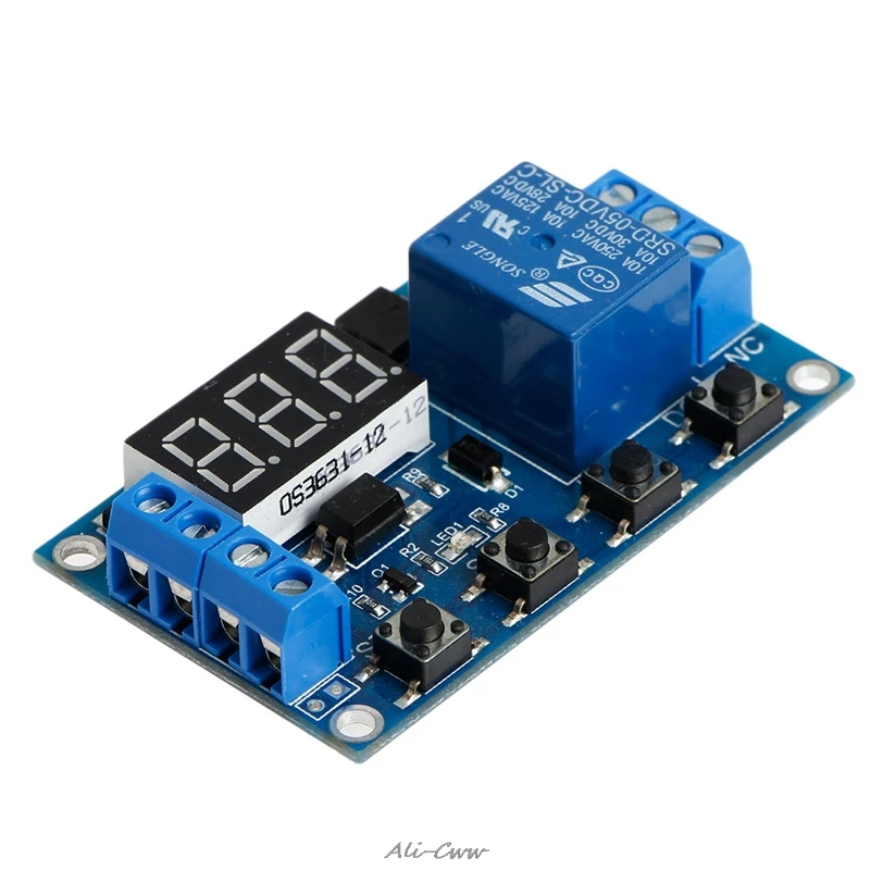 6-30V Relay Module Switch Trigger Time Delay Circuit Timer Cycle Adjustable | Обустройство дома
