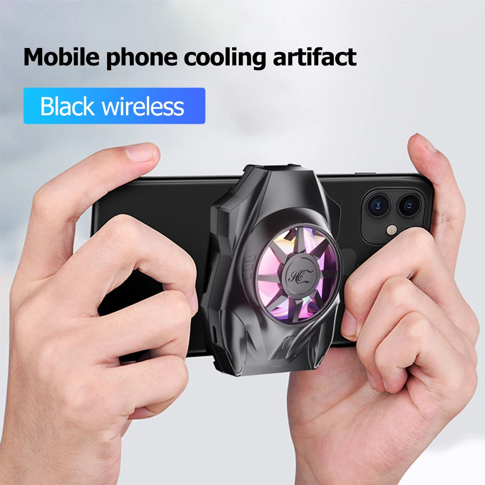 Universal Mobile Phone Radiator Rechargeable Cooling Fan Mute Smartphone Gaming Cooler Heat Sink Controller | Мобильные телефоны и