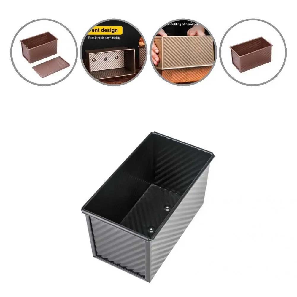 

Sturdy Carbon Steel Easy to Demold Smooth Surface Toast Mold for Home