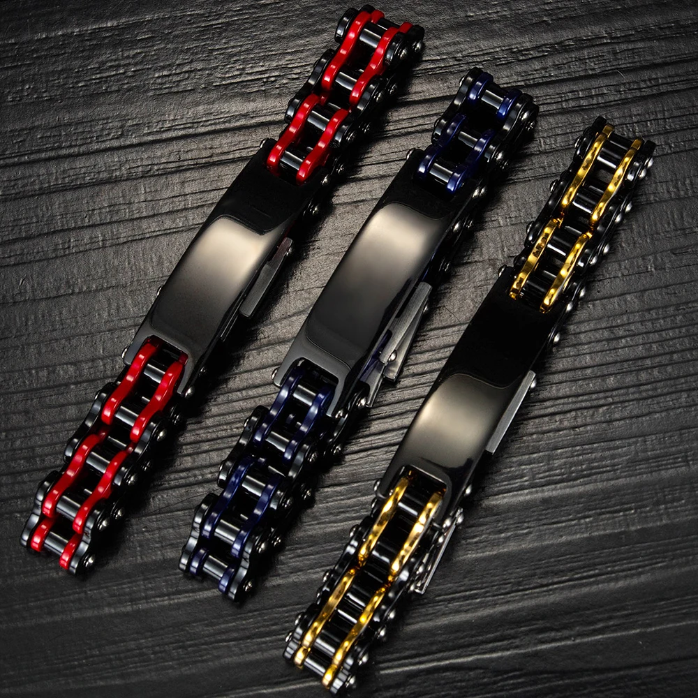 Браслет-цепочка мужской из нержавеющей стали 9 05 дюйма | Украшения и аксессуары