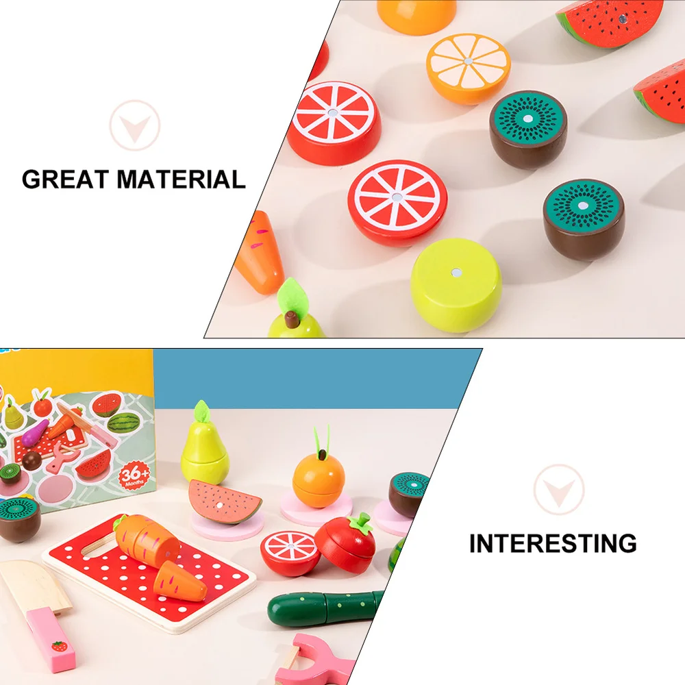 

1 Set Simulation Kitchen Children Fruit Vegetable Model (Colorful)