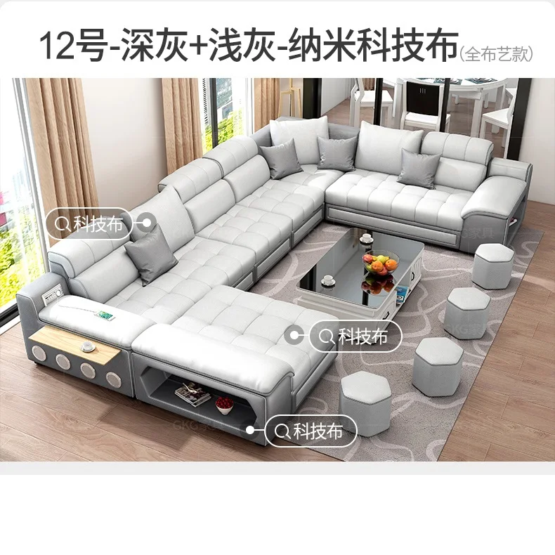 Бархатные диваны hanf из льняной пеньковой ткани секционные для гостиной набор