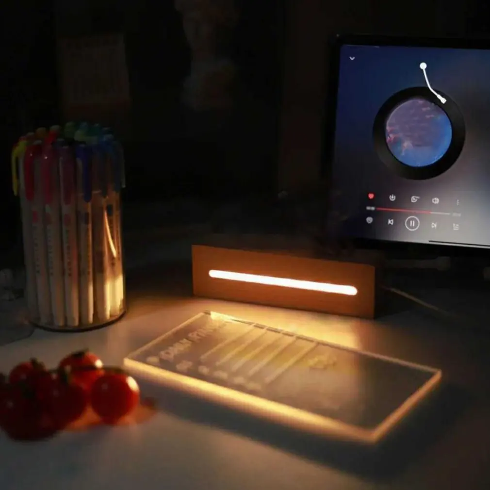 Новое поступление USB акриловая доска для ежедневных фотографий записей и