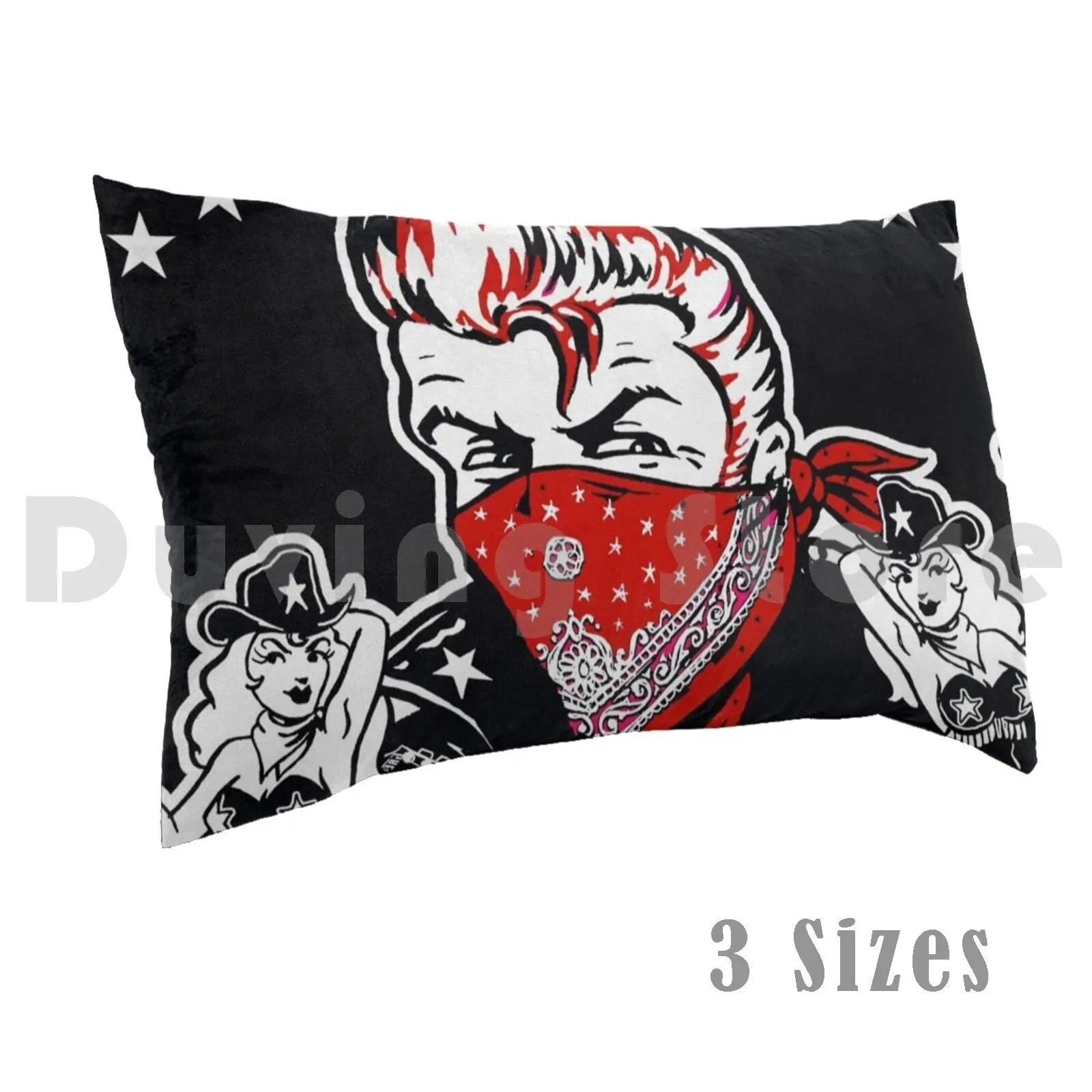 

Riot Pillow Case DIY 50x75 Stray Cats Brian Setzer Riot