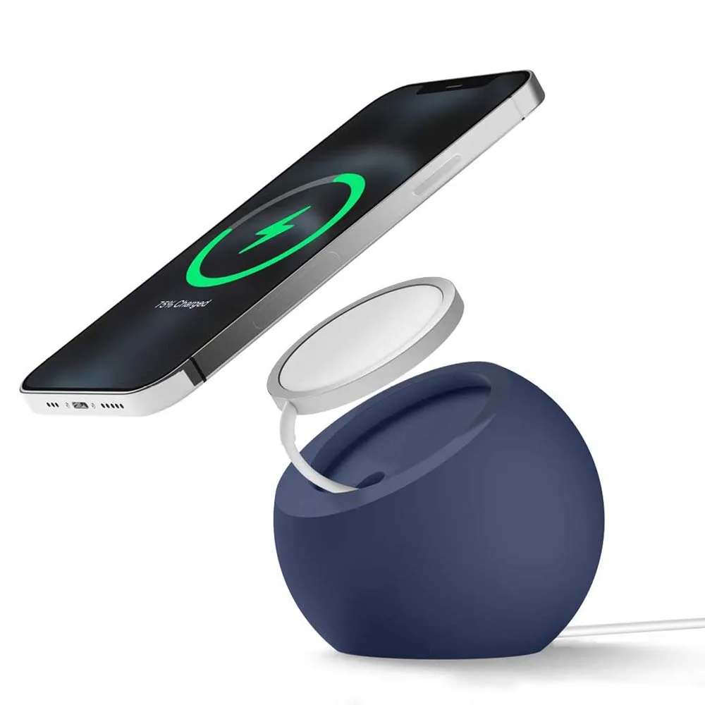 Magnetic Wireless Charger Stand Holder for iPhone 13 12 Pro Max Mini Silicone Ball Shape Charging Dock Station Base For iPhone13 enlarge