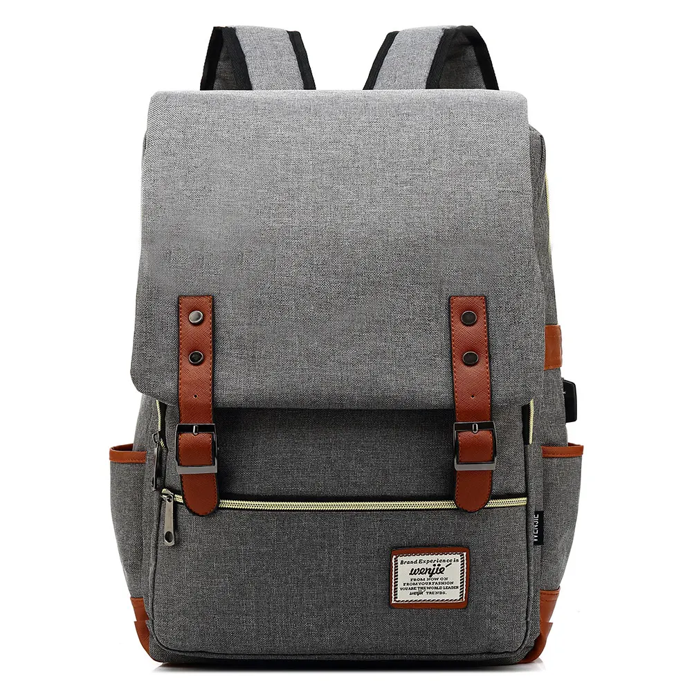 

New Hot Fashion USB Laptop Packs Boys Girls Kids Bookbag Teenagers Female Women Bagpack Men Backpack Travel Bag