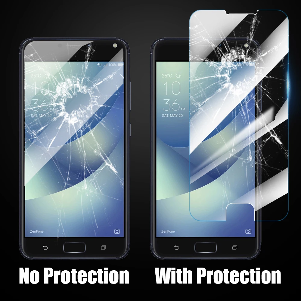 Защитная пленка из закаленного стекла для Asus ZenFone 4 Max Pro Plus Selfie Lite Live L1 L2 ZC554KL ZB553KL