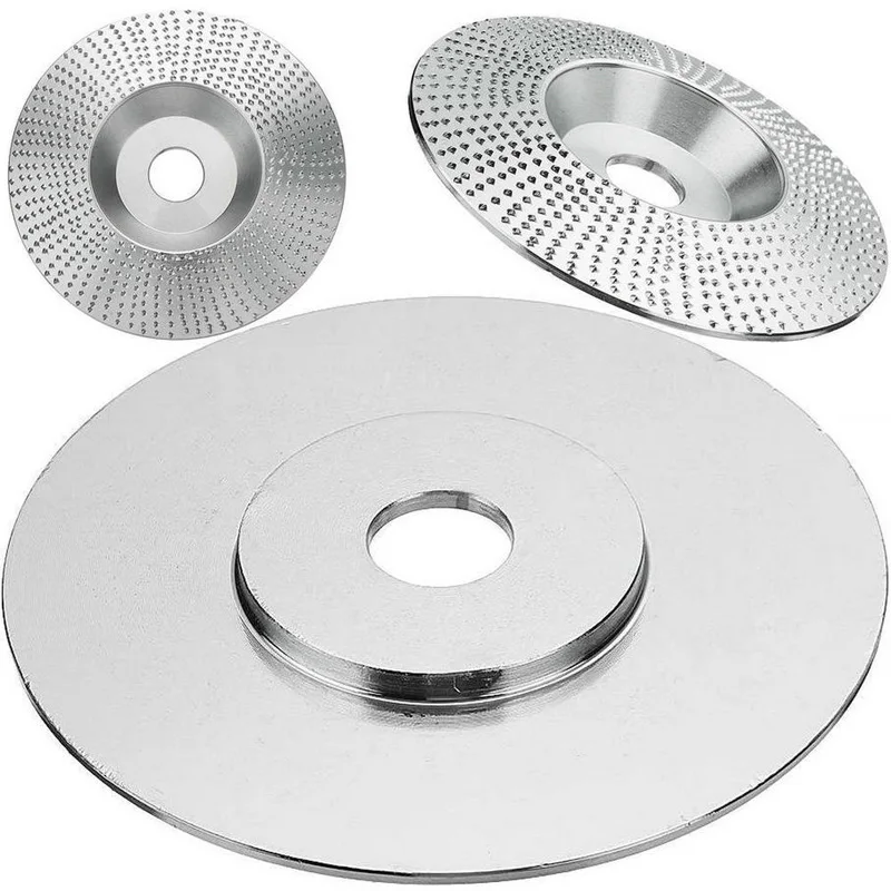 Beveled disc 1 шт. шлифовальный резьба по дереву формирующий диск для углового шлифовального станка шлифовальный, полировальный диск пластинчатые инструменты Угловое покрытие из карбида вольфрама - Цвет: Beveled disc
