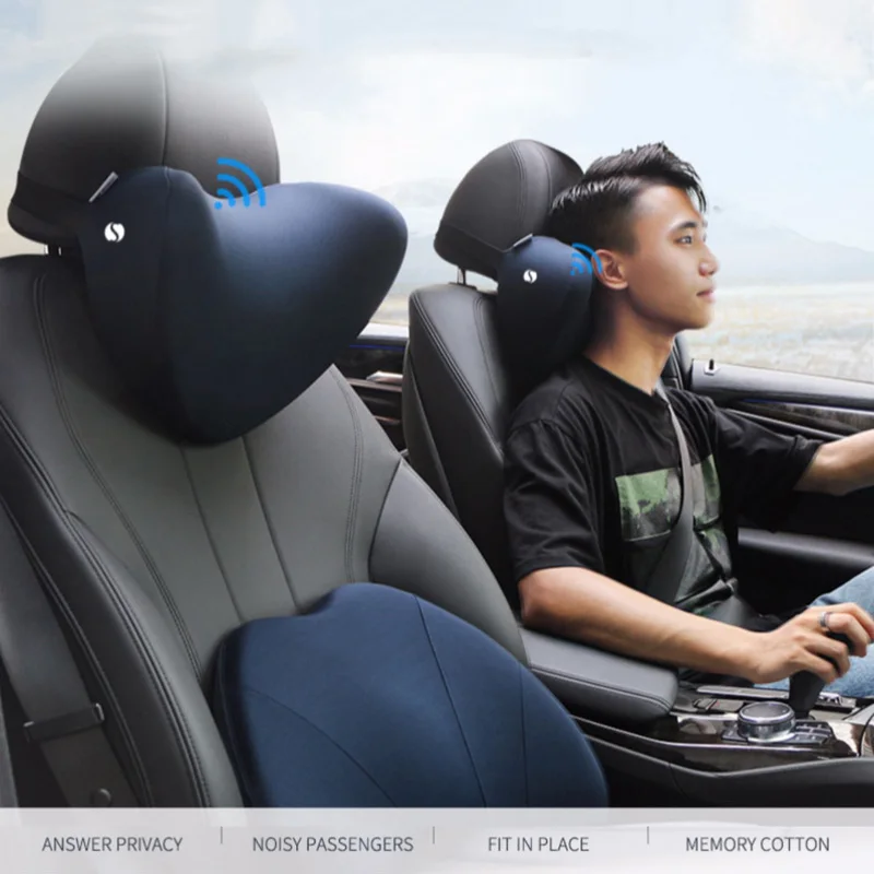 Автомобильная подушка 2 в 1 с Bluetooth 5 0 голосовой ассистент гуманный антифриз губка