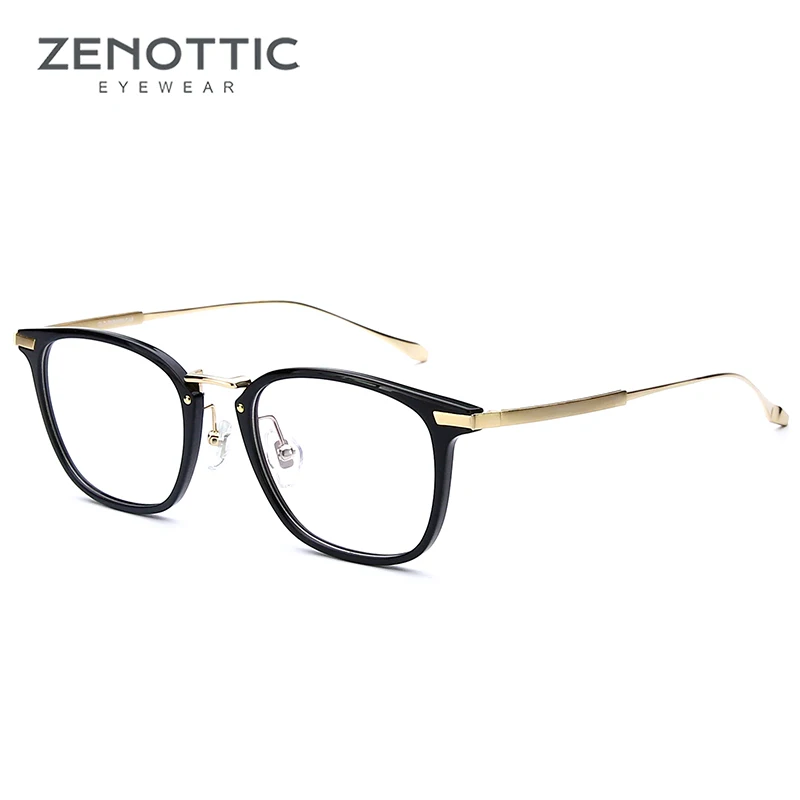 Очки zenotic в стиле ретро для мужчин прозрачные оправы очков при близорукости