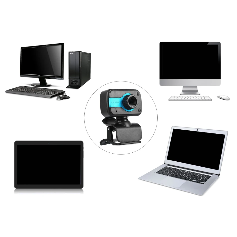 

USB WebCam 12.0 MP Digital Clip-on Web Camera with Microphone computer web cam on pc camera for pc Live Broadcast Laptop Desktop
