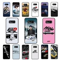 yndfcnb initial d phone case for samsung note 5 7 8 9 10 20 pro plus lite ultra a21 12 02
