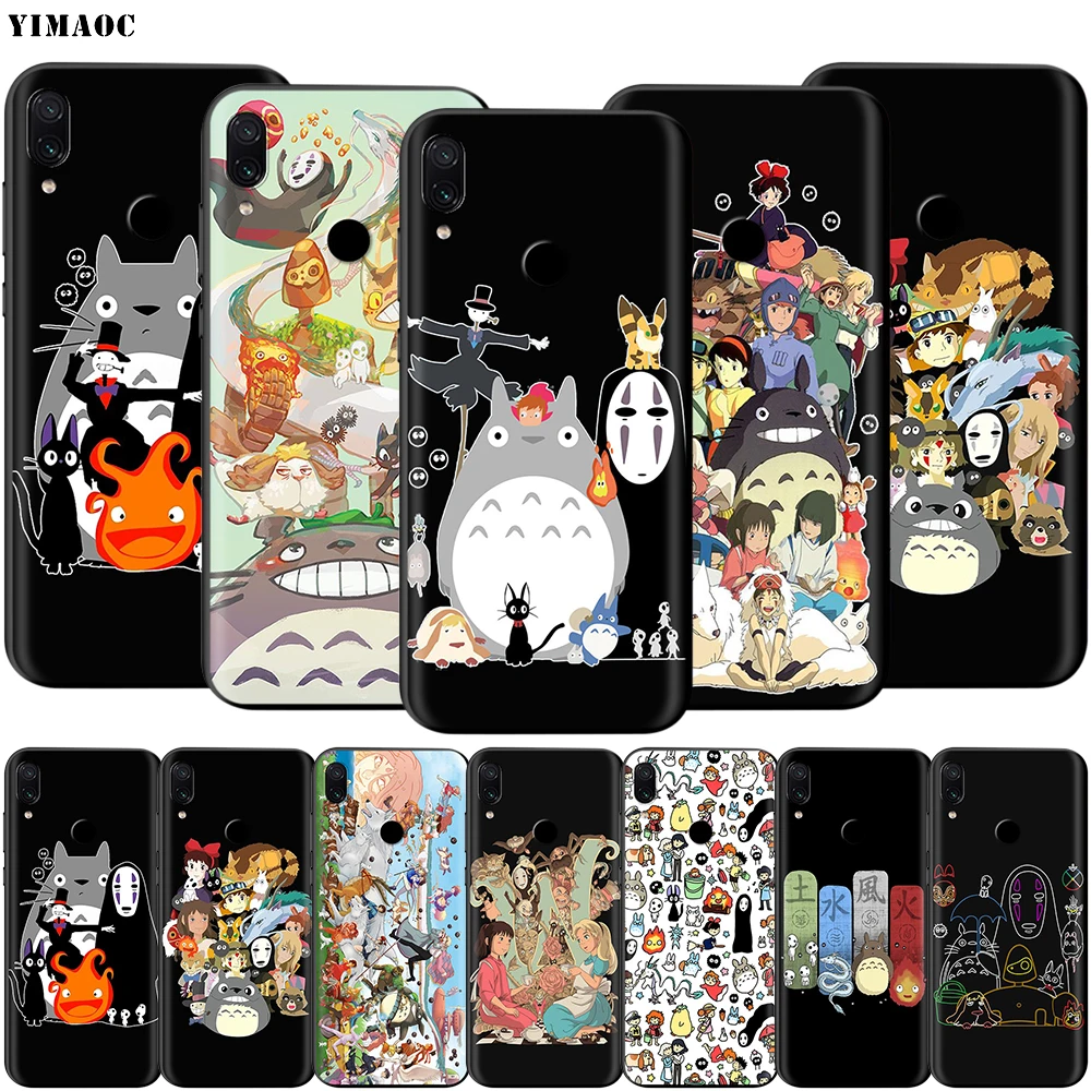 Чехол для Xiaomi Redmi Note 4 4x 4a 5 5a 6 8 8A MI 9 9s 10 8T K30 Pro Max Lite Plus Studio Ghibli Totoro|Бамперы| |