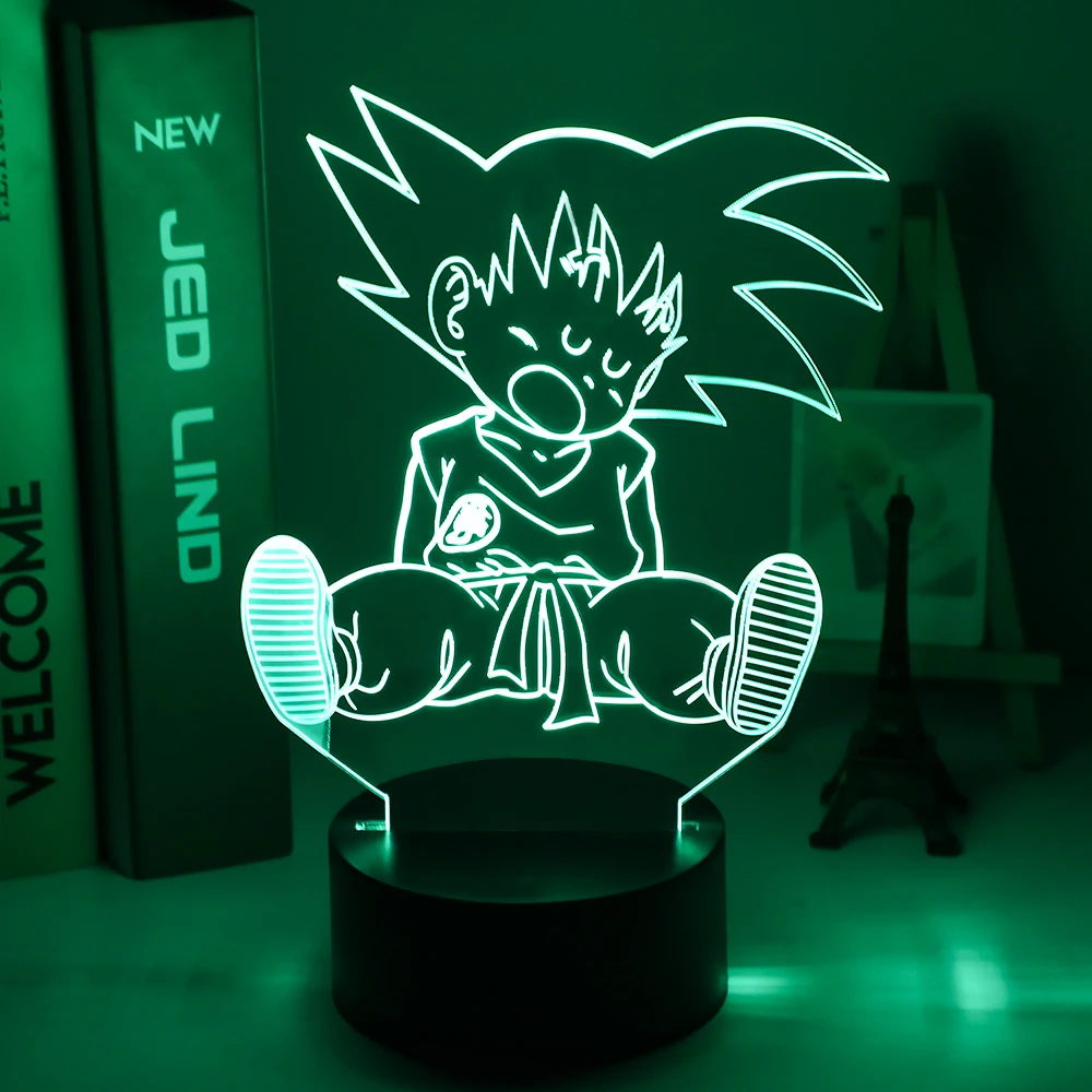 Светодиодный ночной Светильник для Гоку сна рисунок Спальня украшения 16 Цвета