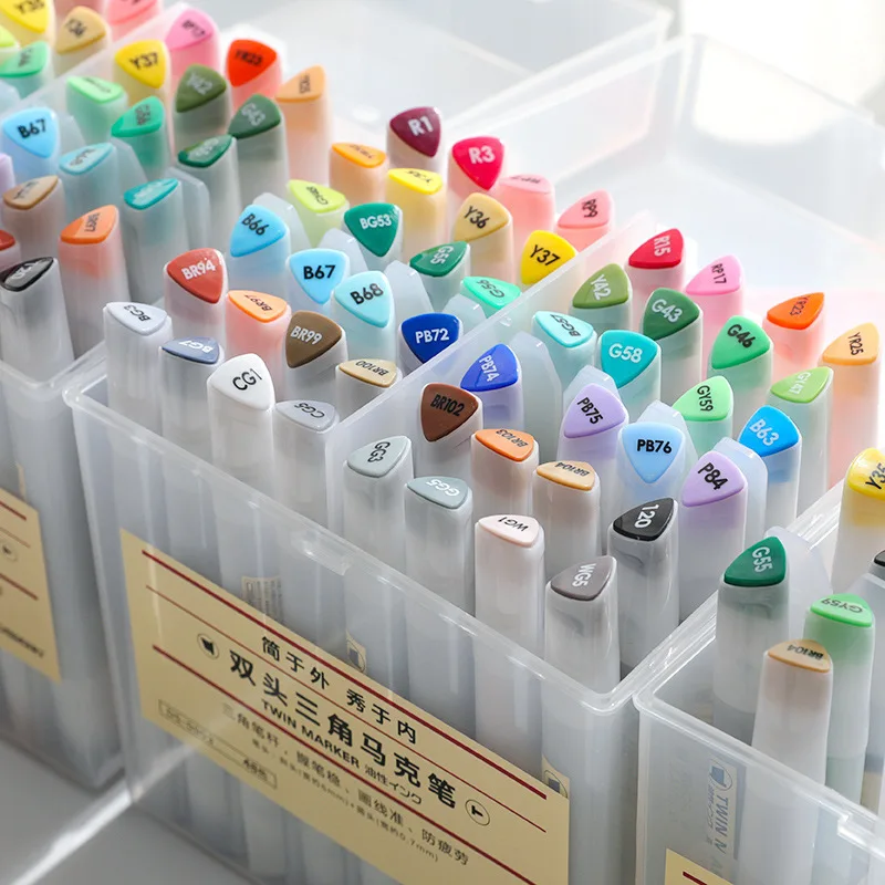 24 Цвет коробки упакованы зубная щетка с двумя головками и Треугольники жирности