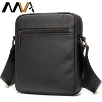 mva genuine leather shoulder bags men messenger bag mens new tote small crossbody shoulder bag leather casual bags for male 7362