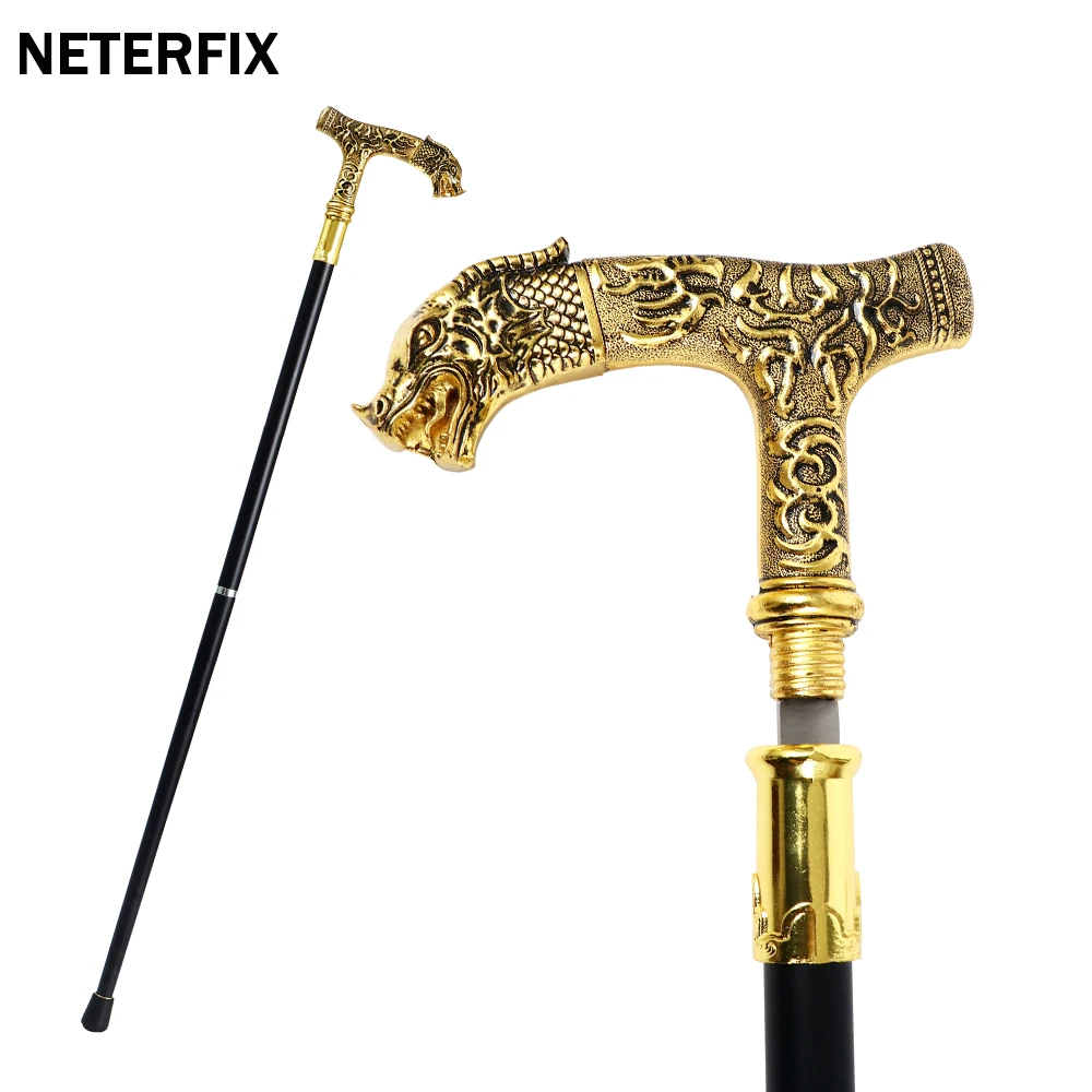 

2021 Aluminum alloy walking stick steampunk cane with hidden sword Hiking canes for men hiking accessories cane for self defense