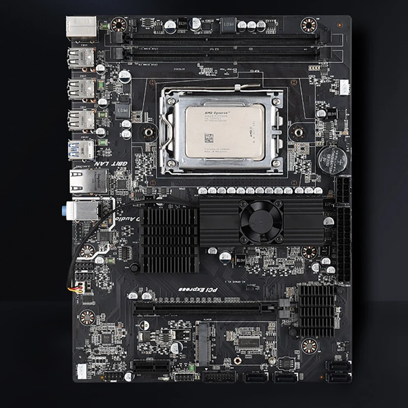 Материнская плата X89 с 6276 ЦП + 8 Гб DDR3 ОЗУ вентилятор охлаждения ECC/REG DIMM RAM SATA2 USB3.0