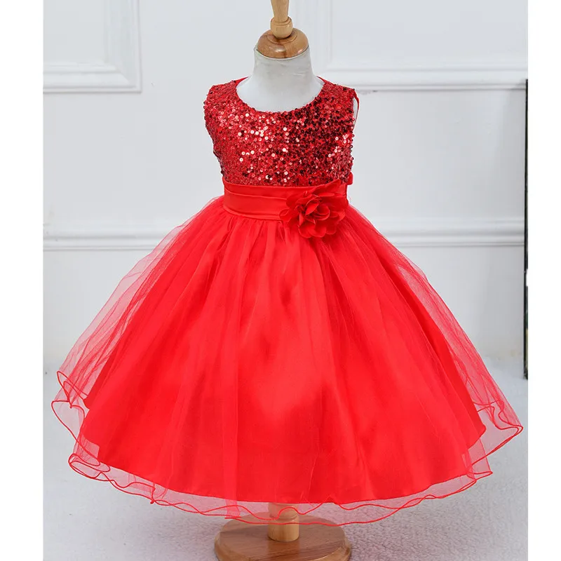Платье для девочек на новый год с бантом От 3 до 10 лет | Детская одежда и обувь