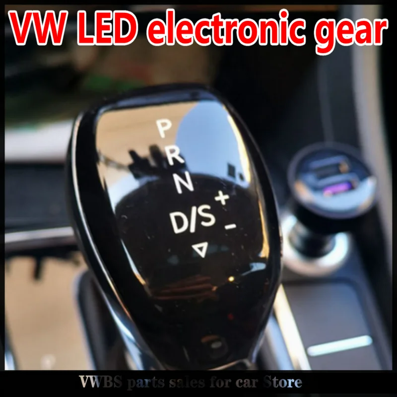On DSG, LED, electronic display to sync, gear shift knob, gear stick, for V W Passat B8 Arteon Tiguan MK2 TROC Atlas Golf MK7