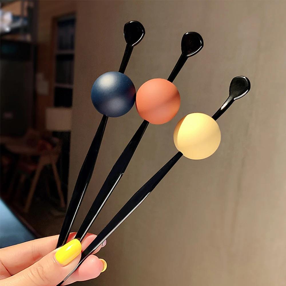 Заколка для волос женская акрил пластик цвет в ассортименте |