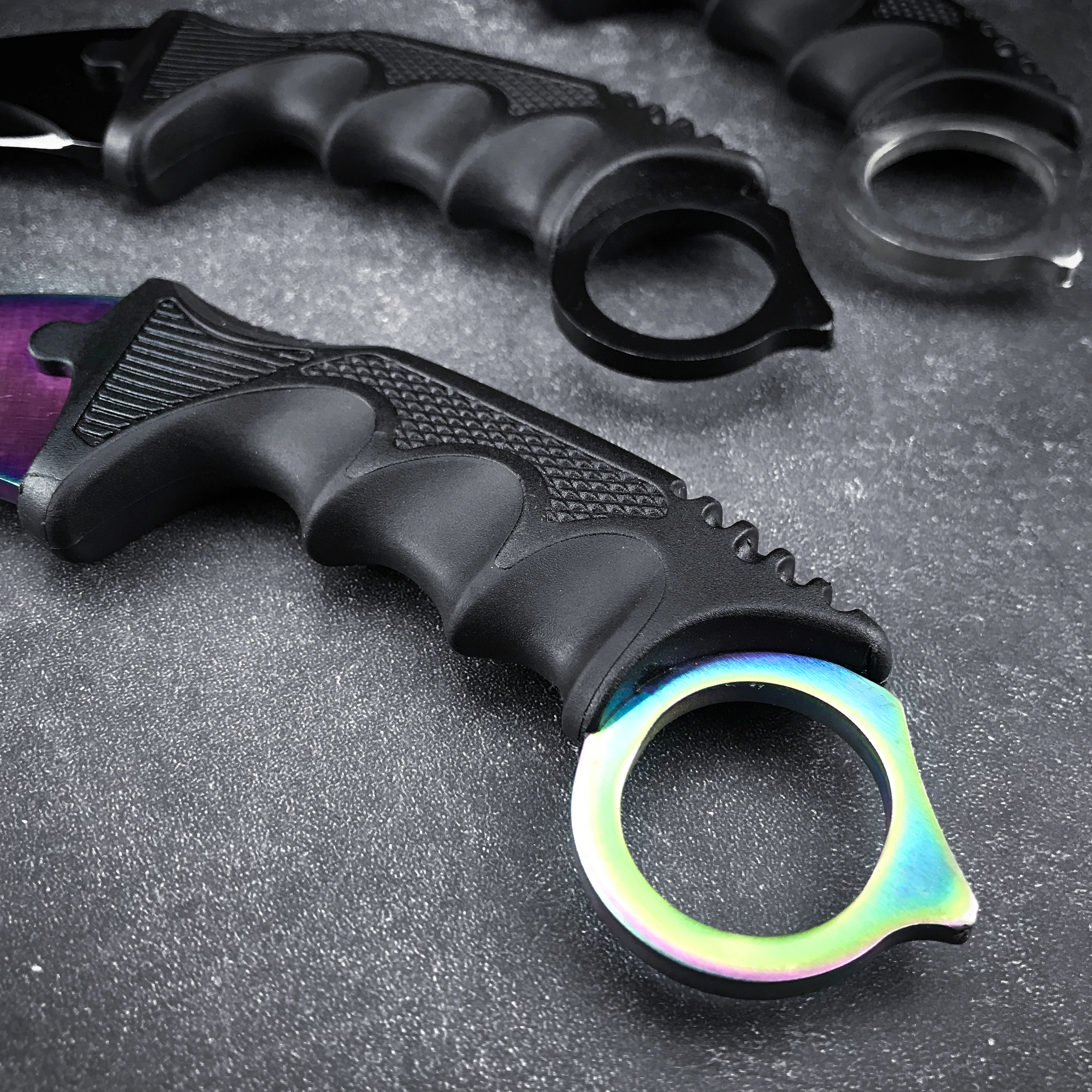 Керамбит из нержавеющей стали CSGO Counter Strike с фиксированным лезвием ручка