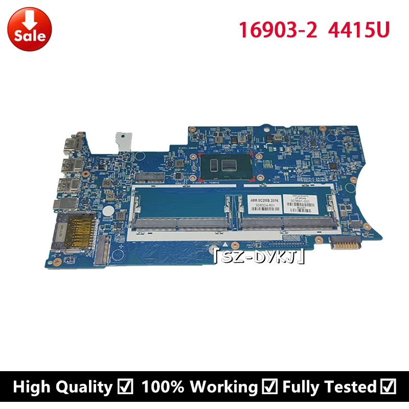 

For HP Pavilion X360 14-BA Laptop motherboard Pentium 4415U 16903-2 448.0c209.0021 923691-601 923691-501 926324-601 Mainboard