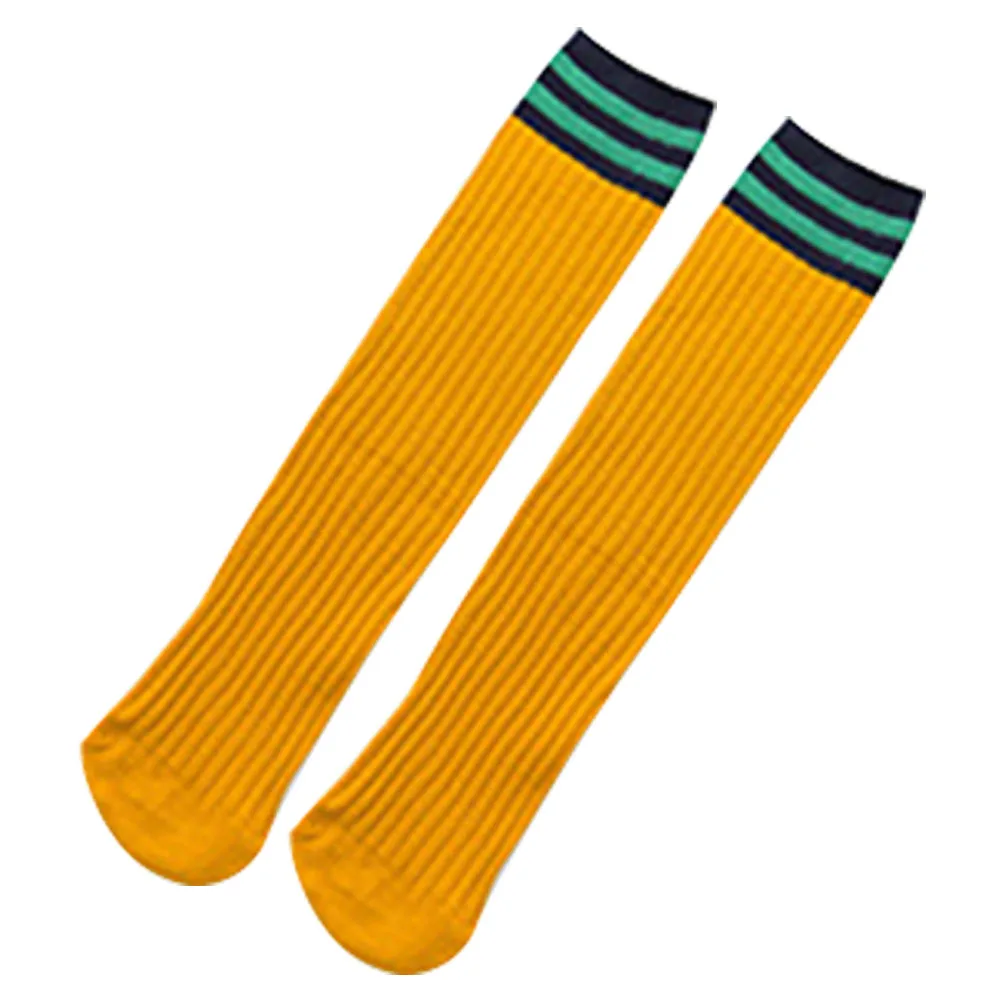 

Home Autumn Winter Keep Warm Striped Casual Heap Cotton Blend Middle Tube Women Socks Daily Travel Breathable Soft Elastic