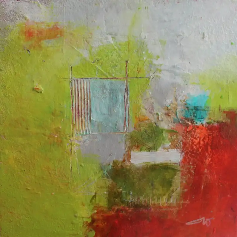 

Холодный воск и картина маслом, жизнь превзошла ожидаемое Оригинальное современное искусство, необычайно Большая картина маслом ручной работы