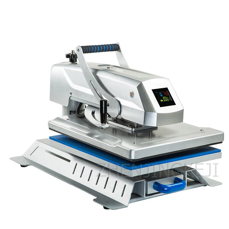 

High Pressure Flat Heat Transfer Machine Thermal Transfer Hot Rig Labeling Machine Shake His Head Efficient T-Shirt Hot Press