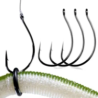 10pcslot fishing wacky rig hooks 2 1 10 drop shot hook crank worm fishhook for bass fishing